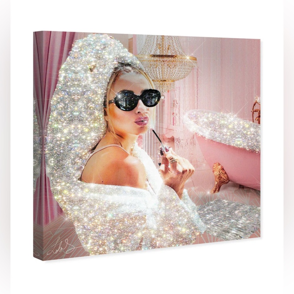 Oliver Gal Self Care Queen Canvas NWT